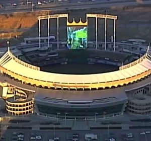 Estadio Kauffman, del equipo de béisbol Kansas City Royals Estadio Kauffman, del equipo de béisbol Kansas City Royals