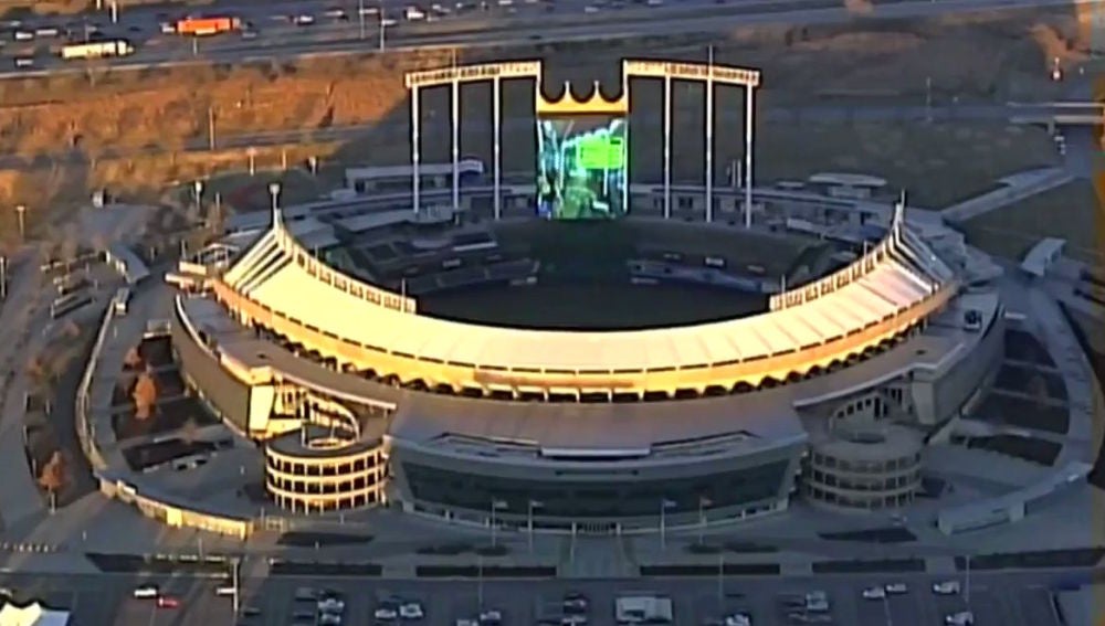 Estadio Kauffman, del equipo de béisbol Kansas City Royals