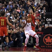 Serge Ibaka, durante el partido contra los Hawks Serge Ibaka, durante el partido contra los Hawks
