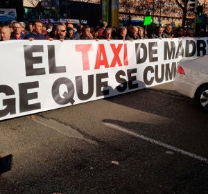 Huelga de taxistas en Madrid Huelga de taxistas en Madrid