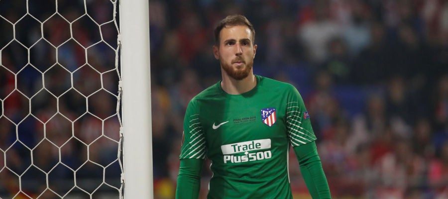 Jan Oblak, durante un partido con el Atlético de Madrid Jan Oblak, durante un partido con el Atlético de Madrid