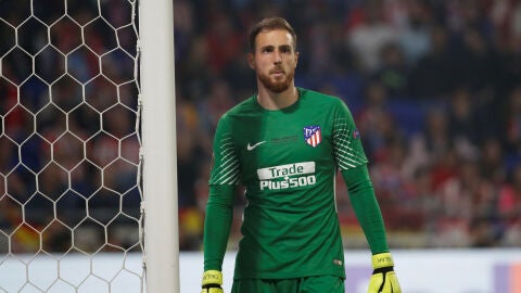 Jan Oblak, durante un partido con el Atl&eacute;tico de Madrid