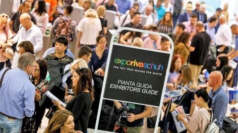 La feria Expo Riva Schuh se celebra en Riva del Garda (Italia)