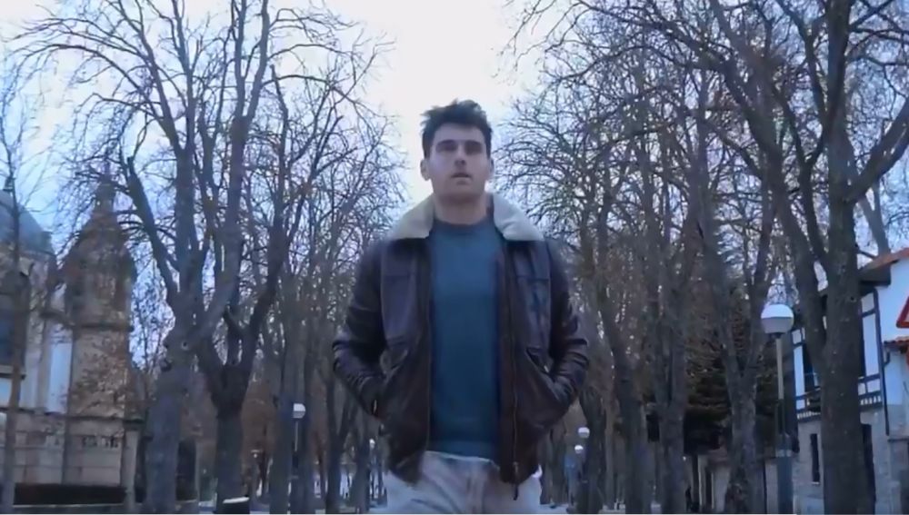 Ibai Gómez en una imagen de su vídeo de despedida