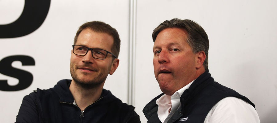 Andreas Seidl, junto a Zak Brown Andreas Seidl, junto a Zak Brown
