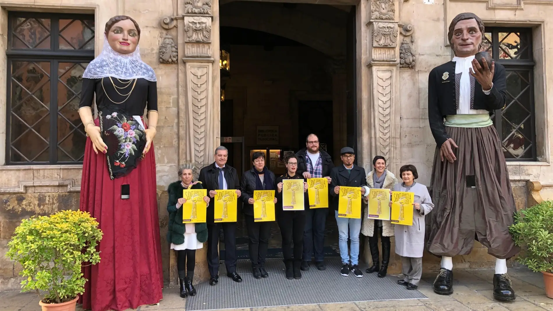 Presentación del cartel de las Fiestas de Sant Sebastià 2019