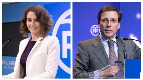 Isabel Díaz Ayuso y José Luis Martínez-Almeida Isabel Díaz Ayuso y José Luis Martínez-Almeida