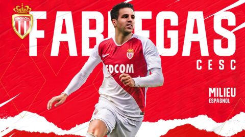 El M&oacute;naco hace oficial la llegada de Cesc