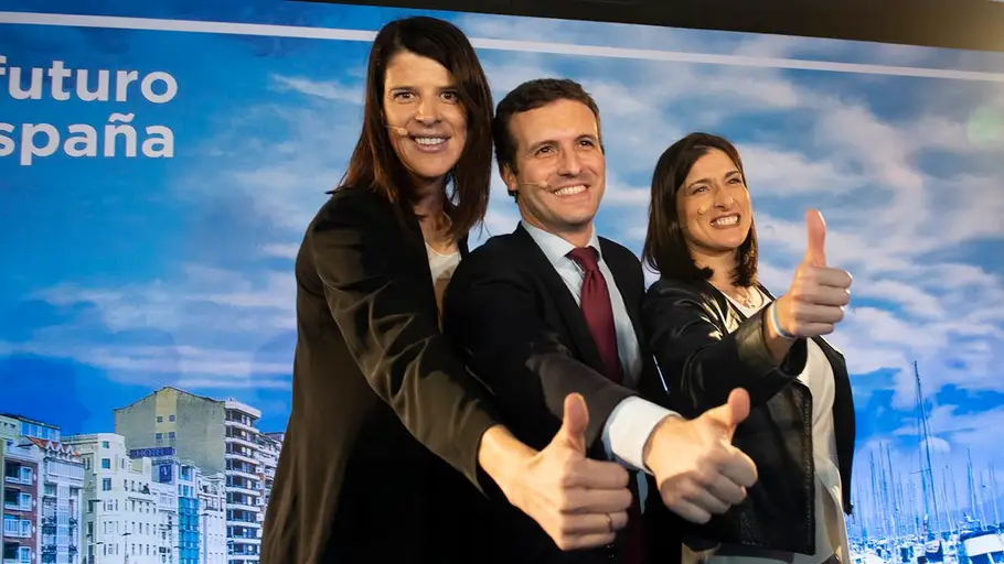 Ruth Beitia Durante la presentación oficial de su candidatura a la presidencia de Cantabria