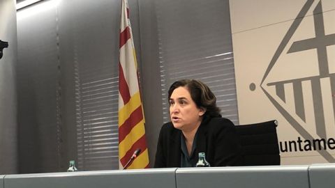 La alcaldesa de Barcelona, Ada Colau.