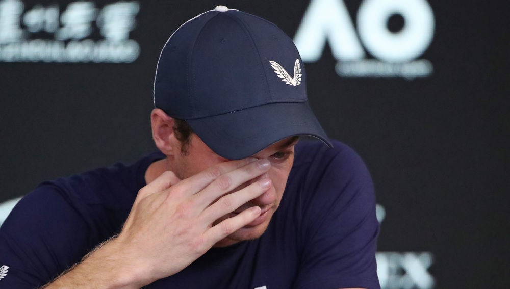 Andy Murray, emocionado, anuncia su retirada