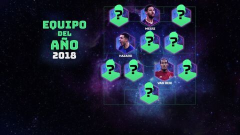Parte del equipo del a&ntilde;o de la UEFA 2018