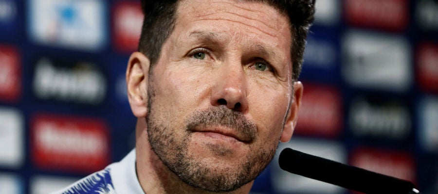 Diego Simeone, en rueda de prensa Diego Simeone, en rueda de prensa