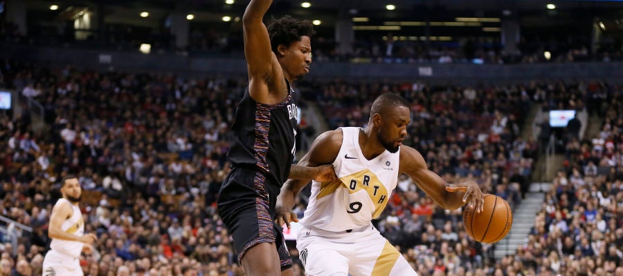 Serge Ibaka, en acción ante los Nets Serge Ibaka, en acción ante los Nets