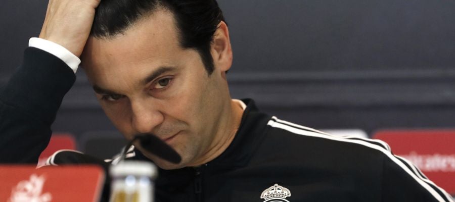 Solari, en rueda de prensa Solari, en rueda de prensa