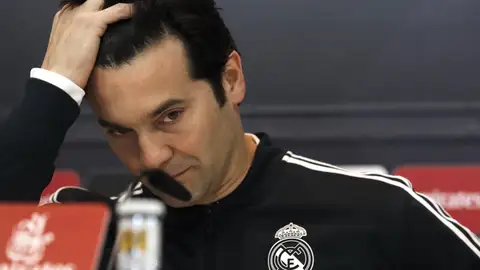 Solari, en rueda de prensa Solari, en rueda de prensa