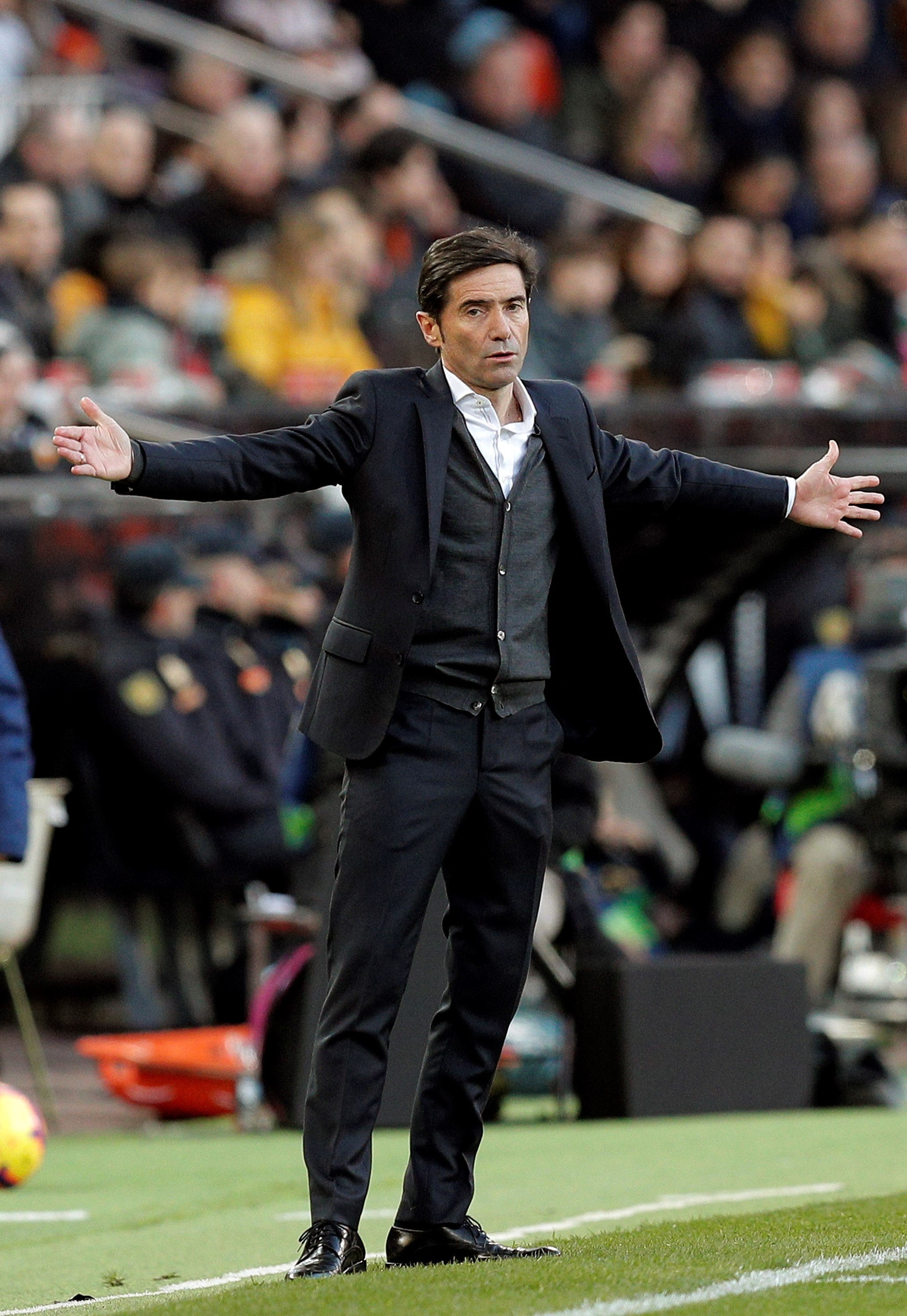 Marcelino: "No tengo ningún temor a no poder seguir en el banquillo" Marcelino: "No tengo ningún temor a no poder seguir en el banquillo"