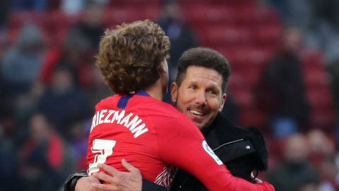 Deportes Antena 3 (13-01-19) Simeone: "Hay veces que un centro nuestro peg&oacute; en la mano de un rival y no fue penalti, pero hoy s&iacute;"