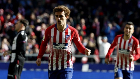 Griezmann celebra un gol con el Atl&eacute;tico