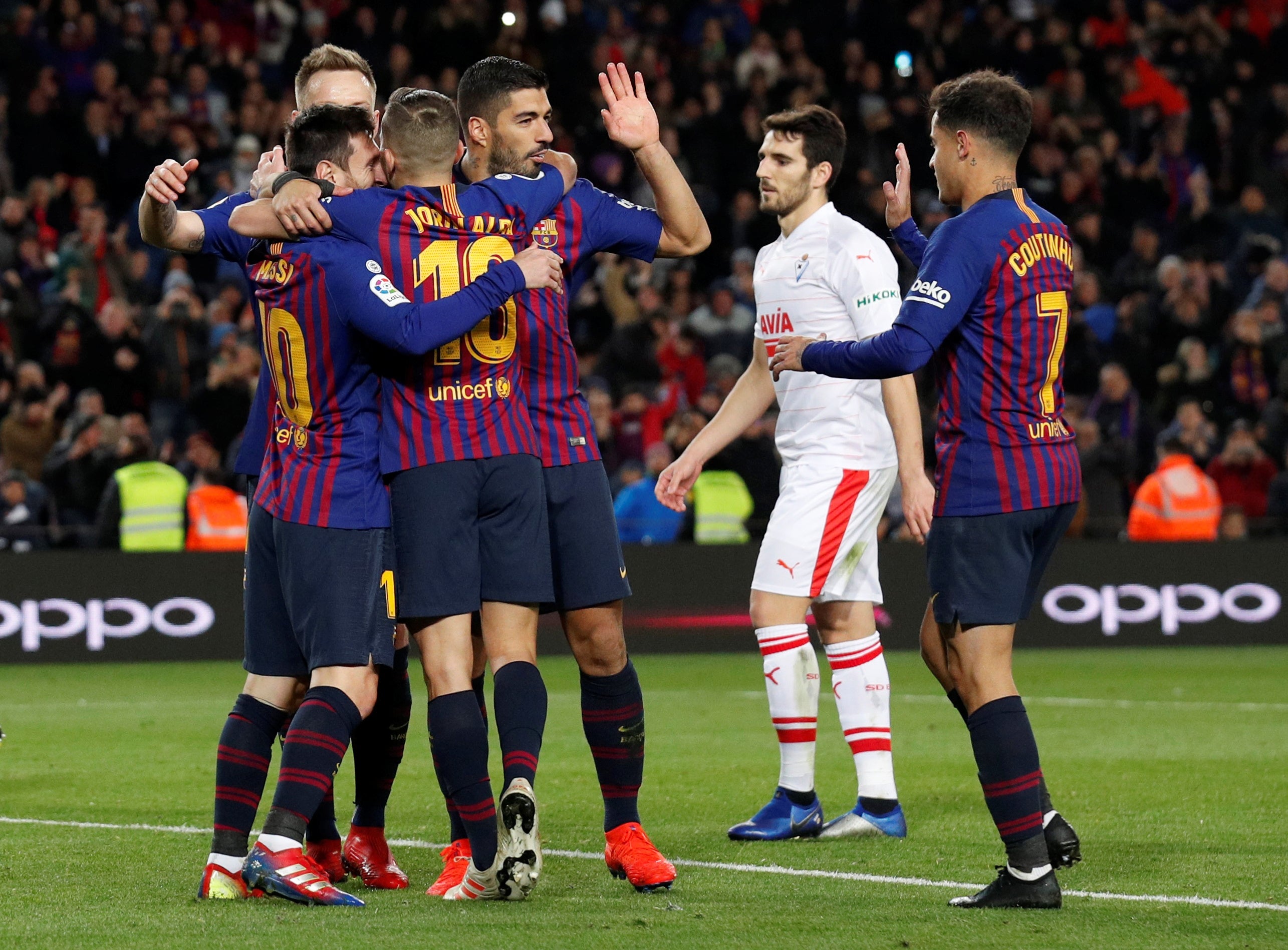 El Barça cierra su gran primera vuelta gustándose ante el Eibar El Barça cierra su gran primera vuelta gustándose ante el Eibar