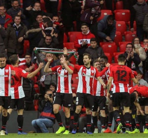 El Athletic celebra un gol El Athletic celebra un gol