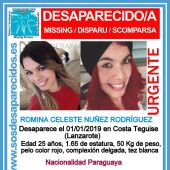 Romina Celeste, desaparecida en Lanzarote