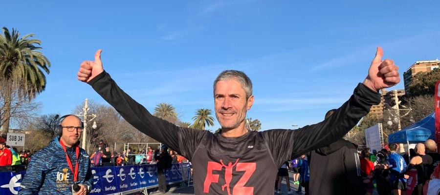 Martín Fiz bate el récord del mundo Martín Fiz bate el récord del mundo