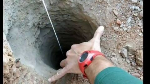 El peque&ntilde;o pozo en el que cay&oacute; Julen