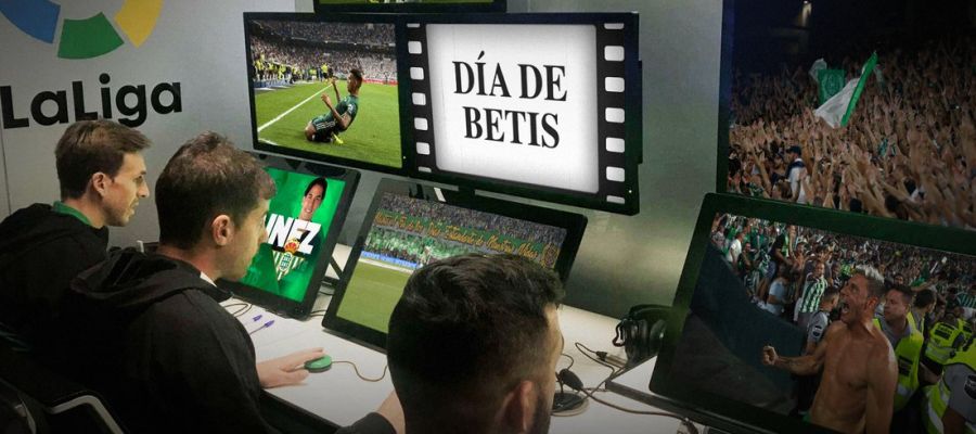 El cartel promocional del Betis para el partido contra el Real Madrid El cartel promocional del Betis para el partido contra el Real Madrid