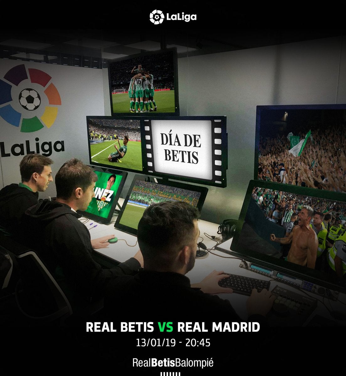 "Tras consultar el VAR...": El cartel del Betis para anunciar el partido contra el Real Madrid "Tras consultar el VAR...": El cartel del Betis para anunciar el partido contra el Real Madrid