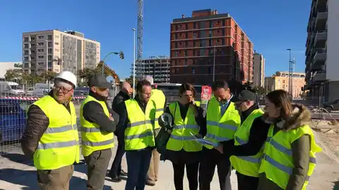 Visita a las obras de la rotonda de circulación junto al Hospital del Vinalopó de Elche Visita a las obras de la rotonda de circulación junto al Hospital del Vinalopó de Elche
