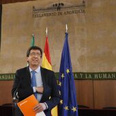 El líder de Cs en Andalucía, Juan Marín