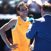 Rafa Nadal, tras su victoria en el Open de Australia