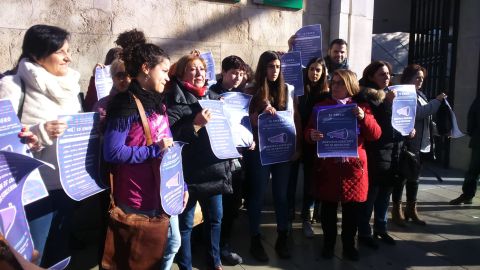 Protestas feministas en Andaluc&iacute;a.