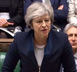 La primera ministra británica, Theresa May La primera ministra británica, Theresa May
