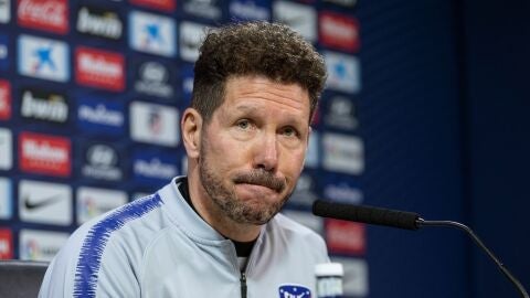 Simeone, en rueda de prensa