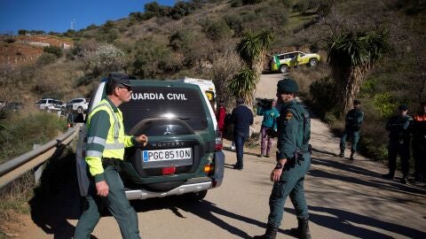 Efectivos en el dispositivo de b&uacute;squeda de Julen