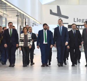 OCR CT - Rey Felipe VI en la inauguración del nuevo aeropuerto de la Región de Murcia OCR CT - Rey Felipe VI en la inauguración del nuevo aeropuerto de la Región de Murcia