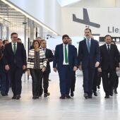 OCR CT - Rey Felipe VI en la inauguración del nuevo aeropuerto de la Región de Murcia