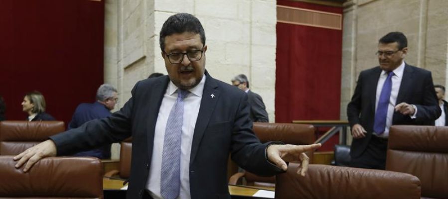 El portavoz de Vox en el Parlamento de Andalucía, Francisco Serrano El portavoz de Vox en el Parlamento de Andalucía, Francisco Serrano