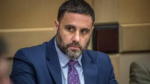 Pablo Ibar durante el juicio. Pablo Ibar durante el juicio