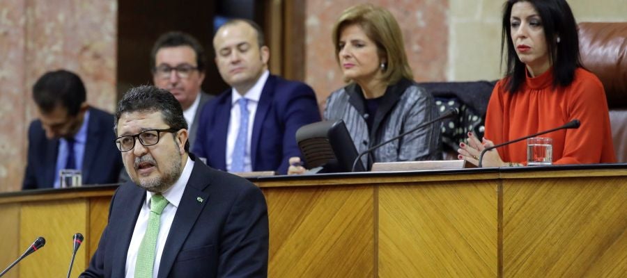 El líder de Vox en Andalucía, Francisco Serrano El líder de Vox en Andalucía, Francisco Serrano