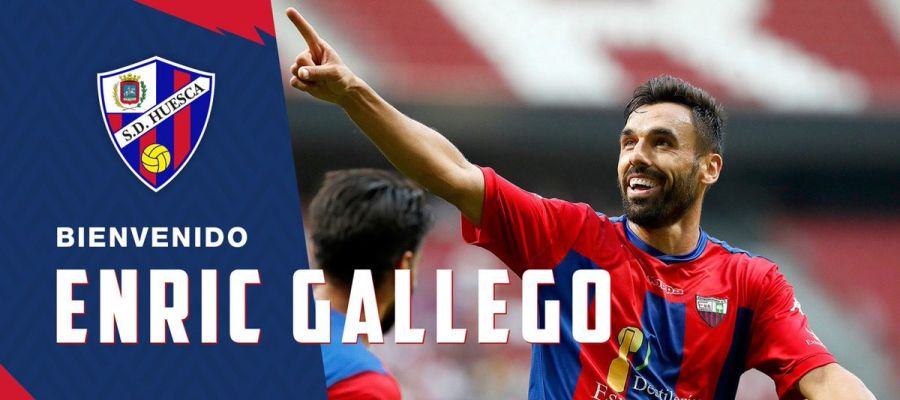 Enric Gallego, nuevo jugador del Huesca Enric Gallego, nuevo jugador del Huesca