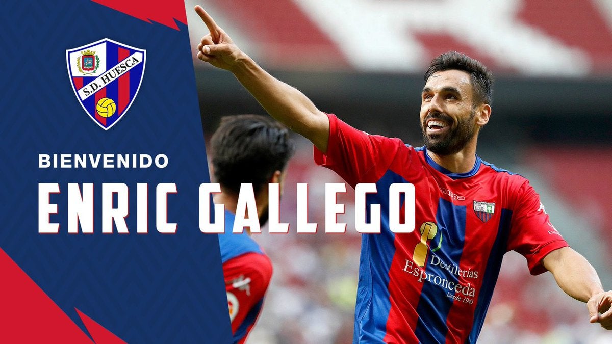 El Huesca ficha a Enric Gallego, máximo goleador de segunda división El Huesca ficha a Enric Gallego, máximo goleador de segunda división