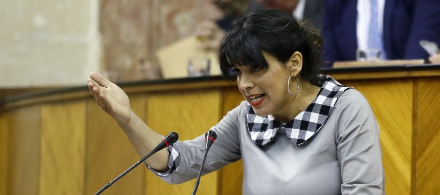 La líder de Adelante Andalucía, Teresa Rodríguez La líder de Adelante Andalucía, Teresa Rodríguez