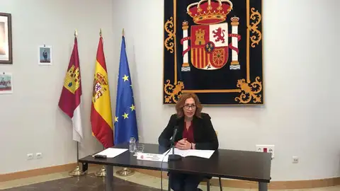 María Ángeles Herreros, durante la presentación de los PGE María Ángeles Herreros, durante la presentación de los PGE