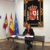 María Ángeles Herreros, durante la presentación de los PGE