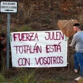 Concentración y marcha que los vecinos de Totalán