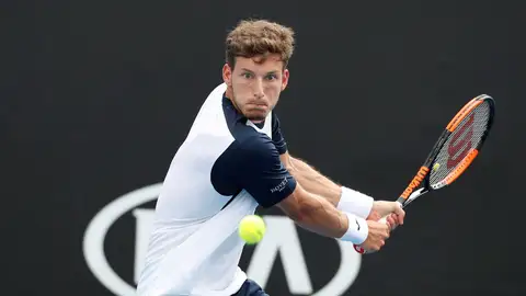 Pablo Carreño, en acción ante Ilya Ivashka Pablo Carreño, en acción ante Ilya Ivashka