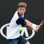 Pablo Carreño, en acción ante Ilya Ivashka Pablo Carreño, en acción ante Ilya Ivashka